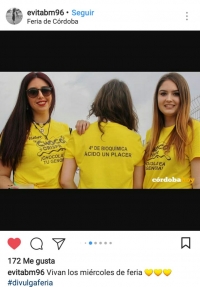 Camiseta enviada por el grupo ganador del certamen.