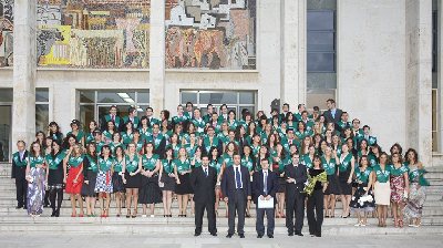 Graduacin de la primera promocin de la diplomatura de Turismo de la UCO (2005-2008).