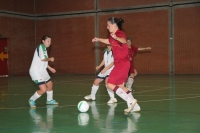 Un partido del equipo de futbol sala femenino