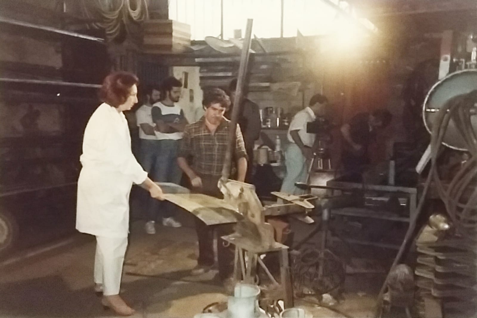 MBM en taller Almenar 1986 Foto Jorge Perdomo