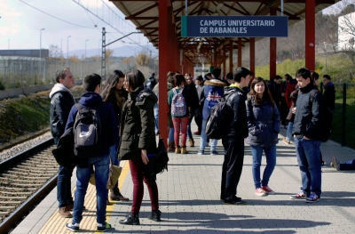 Imagen del apeadero del Campus de Rabanales