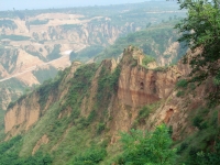 Meseta de loess en China, donde investiga el equipo de la UCO