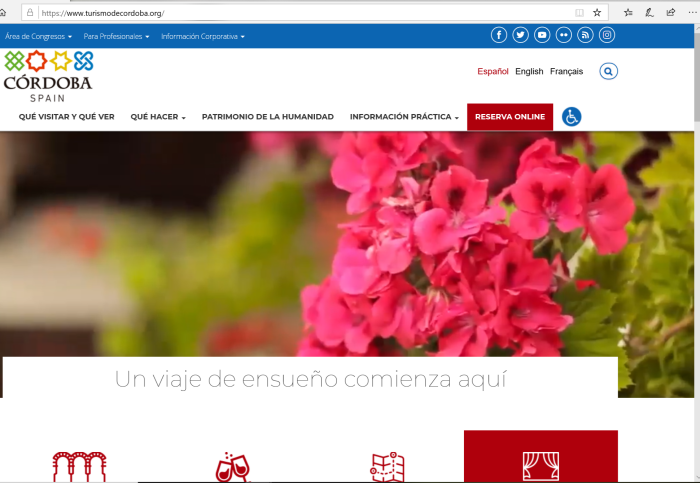 Web Turismo Cordoba
