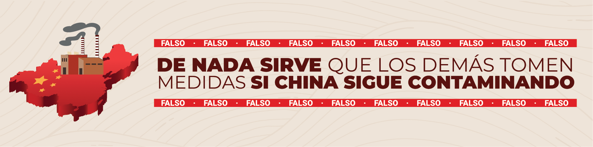 De nada sirve que los demás tomen medidas si China sigue contaminando. FALSO