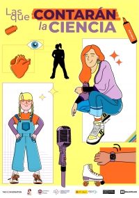 Imagen del cartel de &#039;Las que contarán la ciencia&#039;