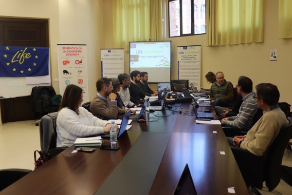 El equipo de trabajo en la última reunión